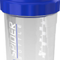 Spider bottle,protein shaker cup  mini clear/Blue cup Scale 16 oz