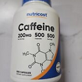 Nutricost  200mg Caffeine 500 Capsules..EXP 11/2026