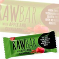 20x18g RawBar Apple & Cinnamon Protein Fiber Fitness Bar 100% Natural No Gluten