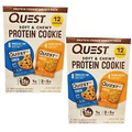 2 Packs Quest Soft & Chewy Protein Cookie 12 ct