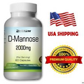 D-Mannose 60 Capsules 2000mg Soy-Free, Starch-Free & Grains Free