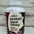 Wellah Your Whey (30 Servings, Dark Chocolate) Whey Isolate Protein Exp 12/26