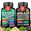 Zoyava Dynamic Vitality Bundle - Sea Moss 7000mg, Black Seed Oil 4000mg, Ashw...