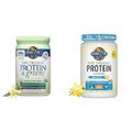 Garden of Life Raw Organic Protein & Greens Vanilla & Organic Vegan Vanilla Protein Powder