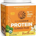 Sunwarrior Organic Classic Plus Vanilla Protein Powder, Vanilla 13.2 oz