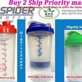 Spider bottle,protein shaker cup 3 in 1 (3 Layers) Sports water bottle 16 fl oz