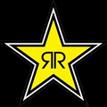 Rockstar Energy Drink.3.5 Inch  Sticker Yellow Star Vinyl Glossy indoor/outdoor