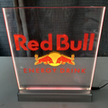 Vintage Red Bull Energy Drink Light-Up Acrylic Bar Counter Sign w/ Adapter 1999