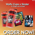 GamerSupps GG LE Waifu Cup x Sinder Creator Cup + Legendary 1/10 Pyro Power!