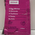 RXBAR, Mixed Berry, Protein Bar, 1.83 Ounce (Pack of 12) Breakfast Bar, High Pro