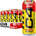 C4 Energy Drink Skittles Carbonated Sugar Free Pre Permance