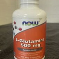 NOW FOODS L-Glutamine 500 mg - 120 Veg Capsules