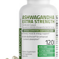 Bronson Ashwagandha Extra Strength Stress & Mood Support with Bioperine - Non GM