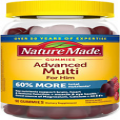 Nature Made Advanced Multivitamin Gummies for Him with Magnesium Citrate, Calciu