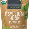 Organic Psyllium Husk Powder Natural Fiber Supplement Baking Keto Bread