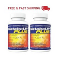 Lipozene MetaboUP Plus - 2 60 Ct Bottles - Thermogenic Weight Loss Fat Burner