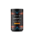 BEYOND RAW Concept X | Clinically Dosed Pre-Workout Powder | Contains Caffeine, L-Citrulline, Creatine, and Beta-Alanine | Orange Mango | 20 Servings