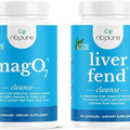 nbpure MagO7 Detox and Cleanse, 180 Count + Liver Fend Liver Support