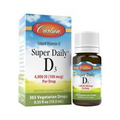 Carlson Labs Super Daily D3 Liquid Drops 2000IU / 4000IU | Bones Teeth Immune