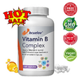 best Vitamin B Complex 120 Capsules B1, B2, B3, B5, B6, B12, Metabolism Support