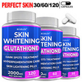 2000 mg Capsules Collagen Glutathione Pills Whitening Skin Bleaching Lightening