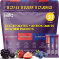Berry Antioxidant Electrolyte Powder Packets | Keto Friendly Electrolytes Travel