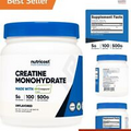 Premium Creapure Creatine Monohydrate - 500g Bottle | Muscle Strength Booster