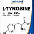 L-Tyrosine Powder 250 Grams - Pure L-Tyrosine Powder 1000Mg per Serving