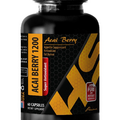 Acai Berry Extract - ACAI BERRY 1200 - Acai Berry for Hair  - immune - 1 Bottle