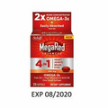 MegaRed Advanced 4in1 500mg Omega-3s Fish & Krill Oil, 25 Softgels