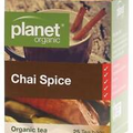 Planet Organic Herbal Tea Bags, 25 Pieces (Chai Spice)