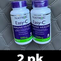 2pk Natrol Easy-C 500mg Immune Health 60 Tablets each Exp 1/25 NEW OTHER