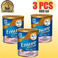 PACK X 3- ENSUREADVANCE FOOD SUPPLEMENT STRAWBERRY (400 GRS) free shipping!