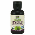 NOW Foods, Certified Monk Fruit Liquid, Zero-Calorie Liquid Sweetener, Organic