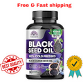 Black Seed Oil 1000mg, Premium Cold Pressed, Non-GMO, Vegan, Premium BlackSeed.