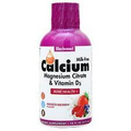 Bluebonnet Liquid Calcium Magnesium Citrate & Vitamin D3 Mixed Berry 16 fl.oz