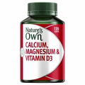Natures Own - Calcium Magnesium & Vitamin D3 120 Tablets for Bone Health