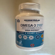 OCEANBLUE Professional Omega-3 2100 With Vitamin K2 & D3 Orange Exp 1/25 60 CT