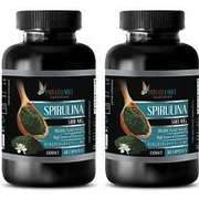 Algae Spirulina Powder - PURE SPIRULINA 500mg - Good Source Of Copper 2B
