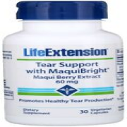 Life Extension Tear Support MaquiBright Maqui Berry Extract 60mg 30 Veg Capsules