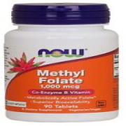 Methyl Folate Coenzyme B Vitamin 1000mcg 90 Tablets Quatrefolate Folic Acid