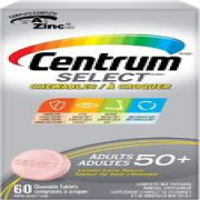 Centrum Select WOMEN/MEN 50+ Multivitamin 60 Chewable Tablets From Canada Fresh