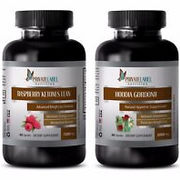 Weight loss herbs and supplements - RASPBERRY KETONES - HOODIA GORDONII COMBO