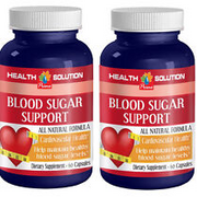 Blood Sugar Support Cardiovascular Health Dietary Supplement (2 Bottles)