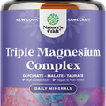 Triple Magnesium Complex Supplement 400Mg Elemental - High Absorption Magnesium