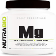 Reacted Magnesium Supplement - Muscle Relaxation - Bone Formation - 120 Vegetabl