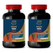 weight loss energy - GRAPE SEED EXTRACT 100mg - blood sugar support 2 Bottles