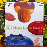 NeoLife Bar Fruit & Nuts, 15 Bars - 10g Protein , 5g Fiber , 320 Mg Omega 3-s
