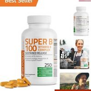 Super B 100 Vitamin B Complex Sustained Release Contains All B Vitamins Vitam...
