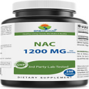 NAC Supplement N-Acetyl Cysteine 1200 Mg per Serving 250 Capsules - Immune Suppo